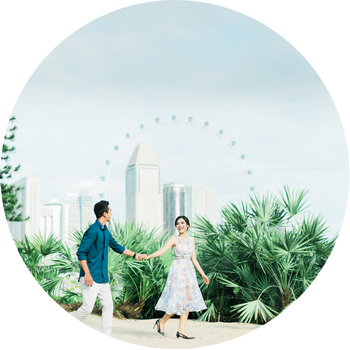 Yussartika Prewedding Singapore — Overseas and Singapore Pre-Wedding Photography — LoveLens photography Singapore — LoveLens