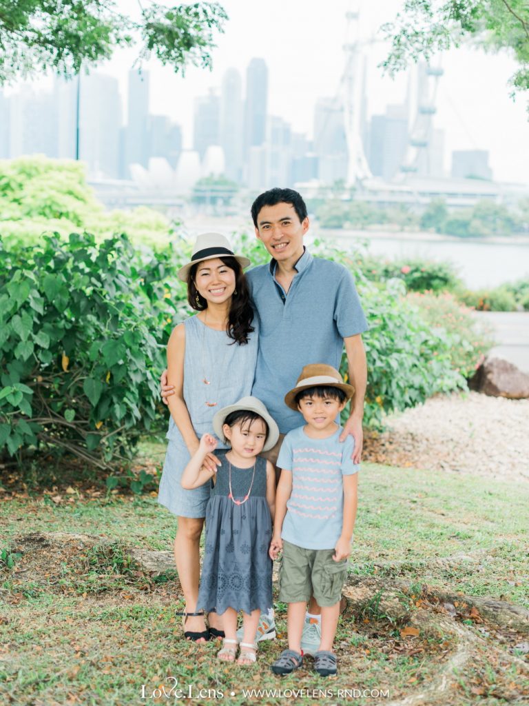 Yuko Kuroda Family in Singapore