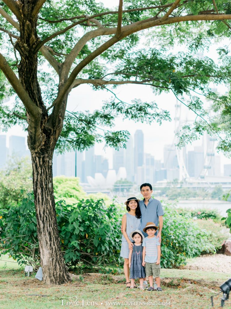 Yuko Kuroda Family in Singapore