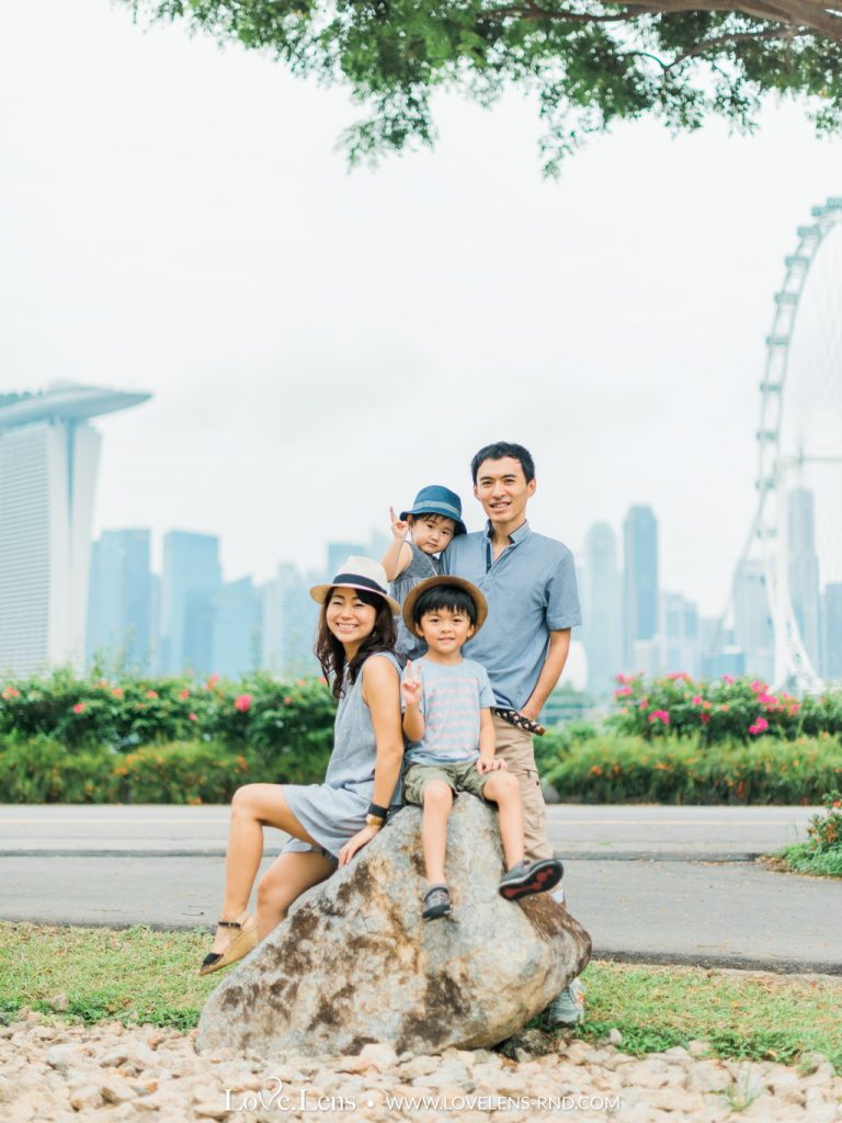 Yuko Kuroda Family in Singapore