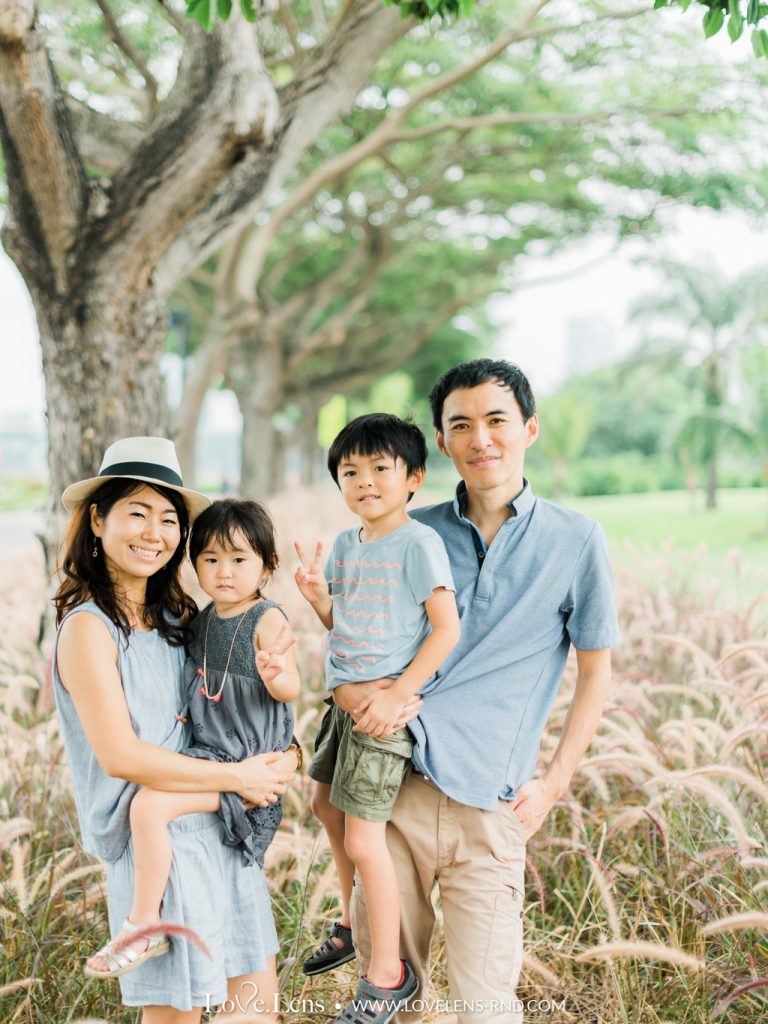 Yuko Kuroda Family in Singapore