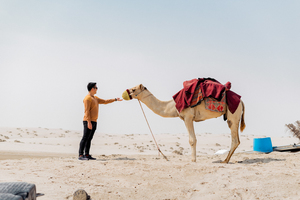 Doha Sealine Beach Katara Village Sand Dunes Doha Qatar — LoveLens fine art photography Singapore — LoveLens