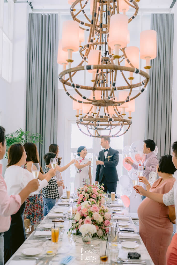 intimate wedding at dempsey hill