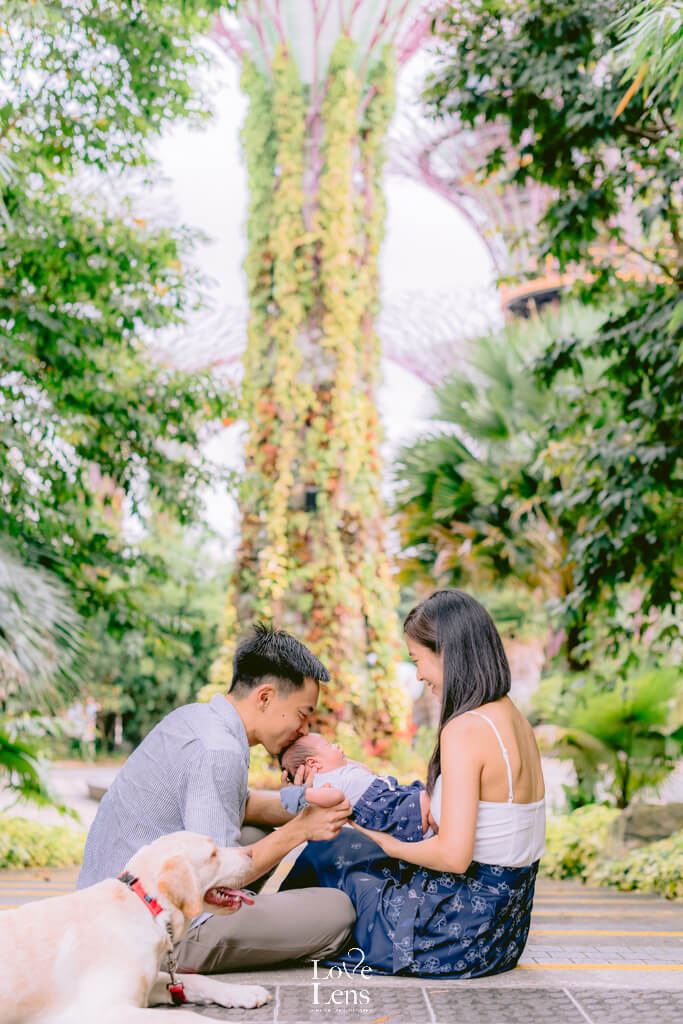 best family moment at gardens by the bay