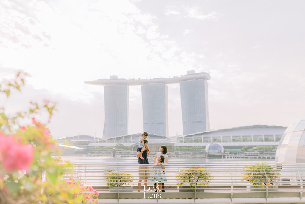 photoshoot at marina bay sands