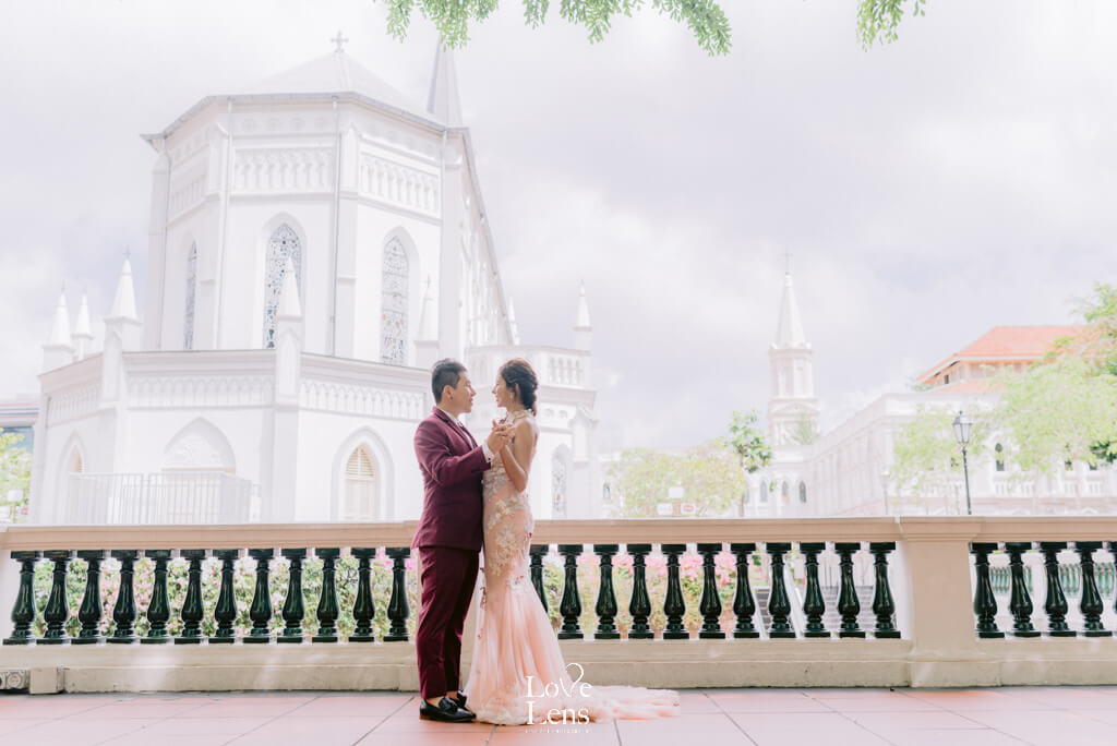 prewedding photo shoot at chijmes