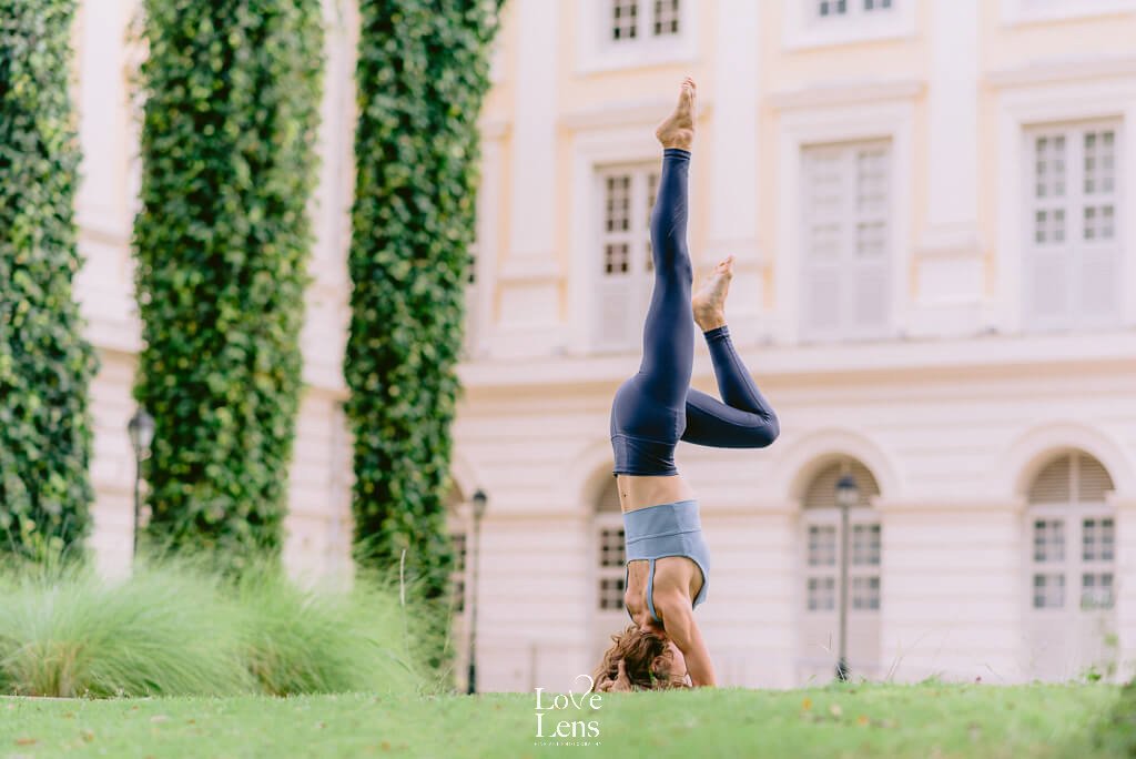 yoga photoshoot singapore at fullerton hotel