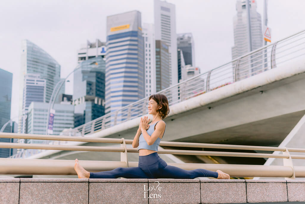 singapore yoga photoshoot