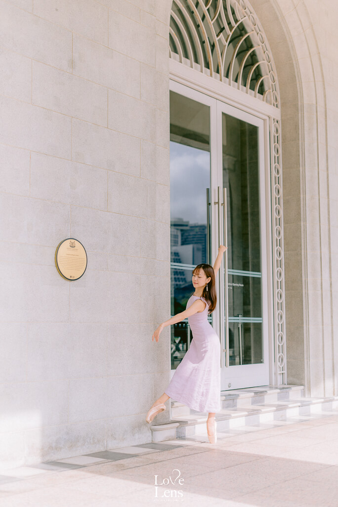 singapore ballet photoshoot at national gallery