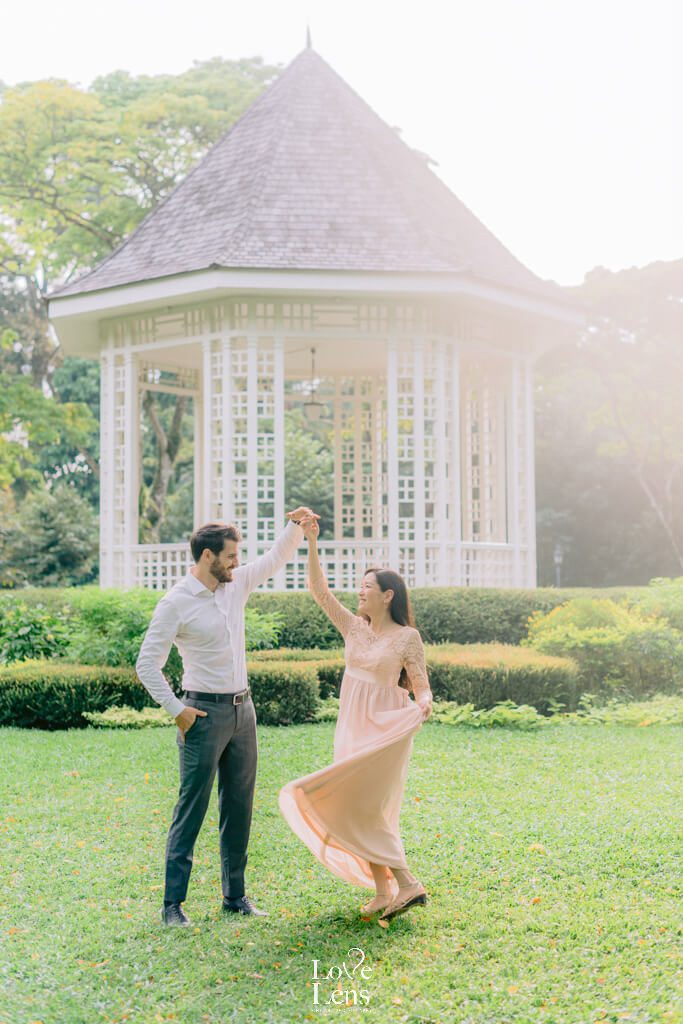 photosession at singapore botanic gardens