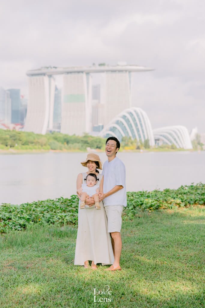 photosession at marina east
