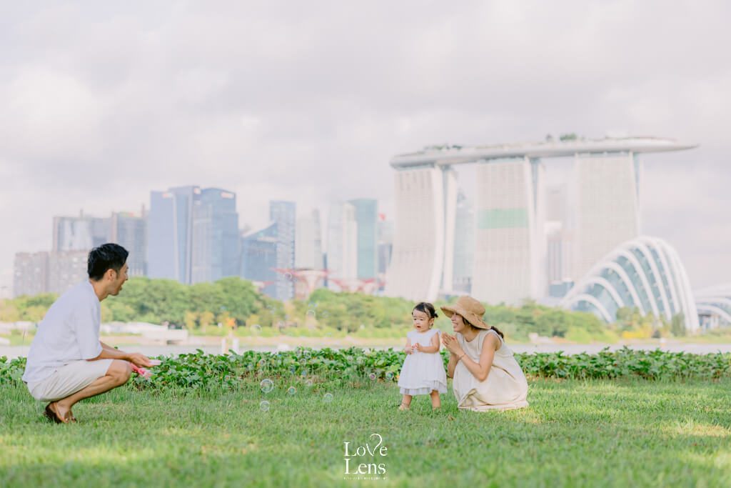 photosession at marina east