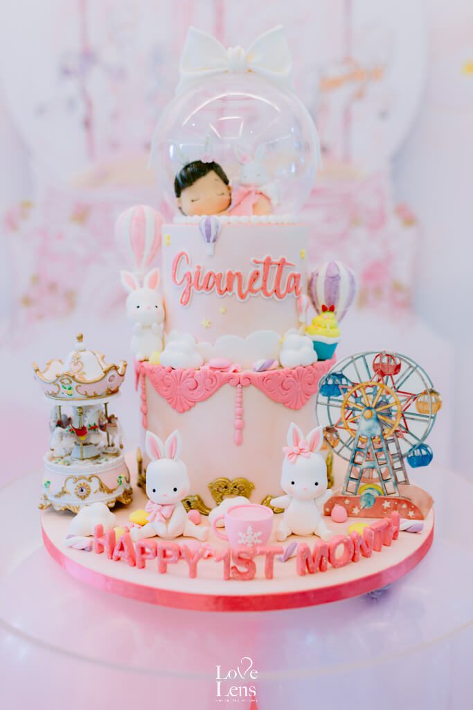 1 month baby celebration photography