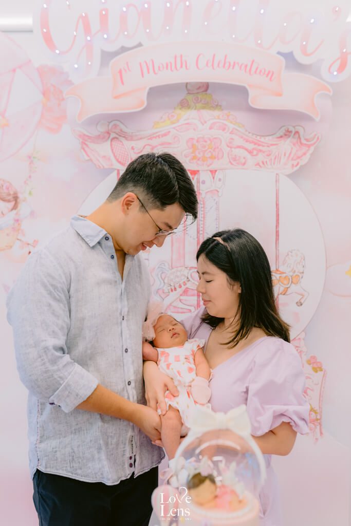 1 month baby celebration photography