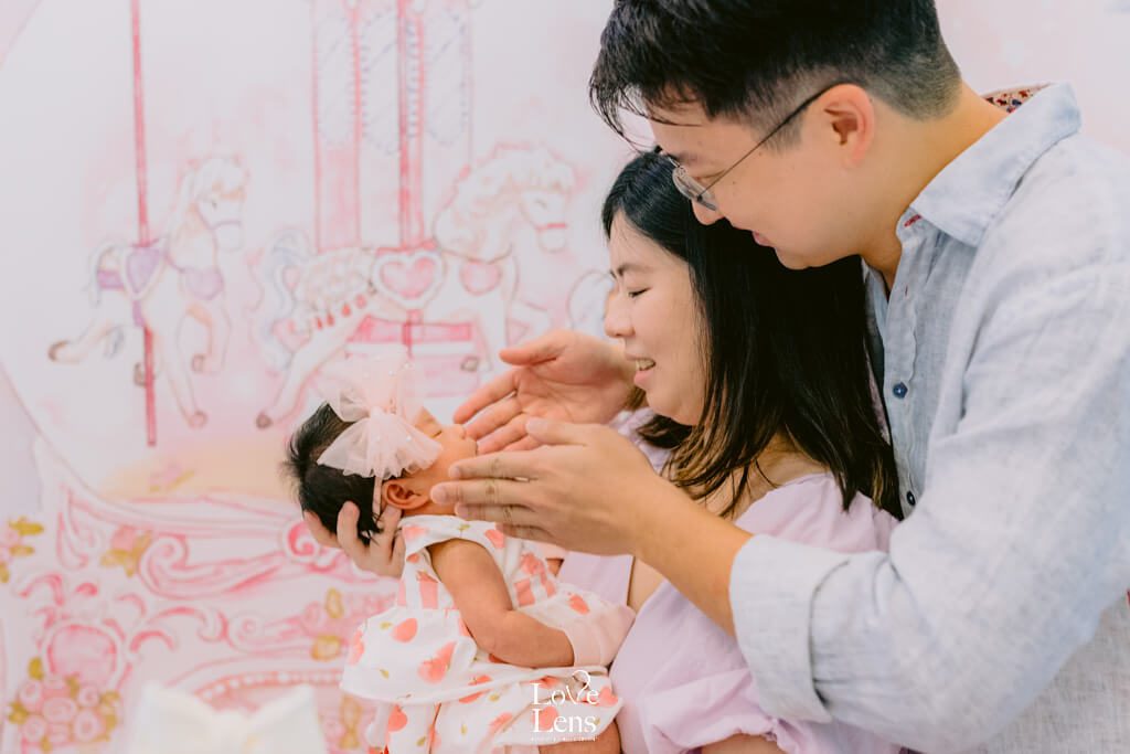 1 month baby celebration photography