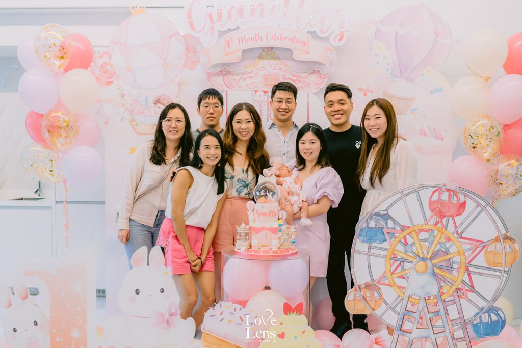 1 month baby celebration photography