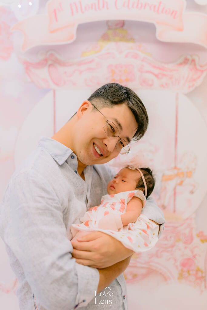 1 month baby celebration photography