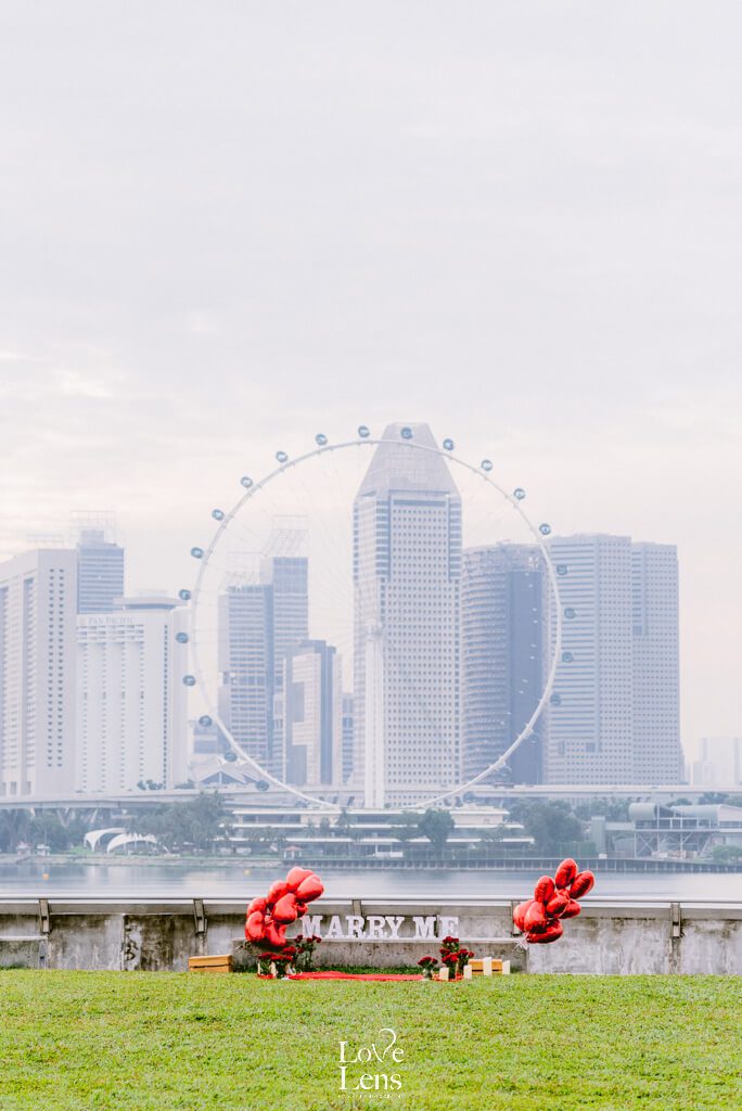 proposal in singapore flyer