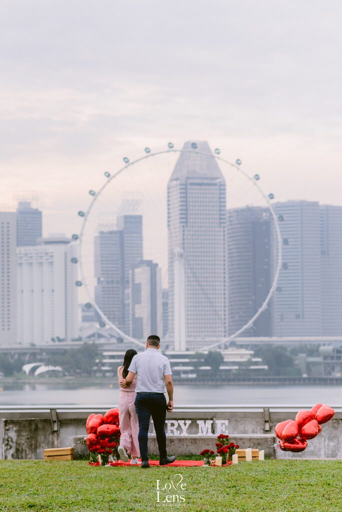 proposal in singapore flyer
