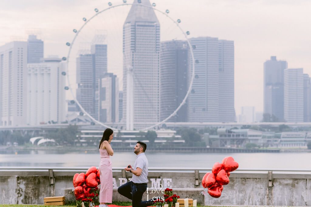 proposal in singapore flyer