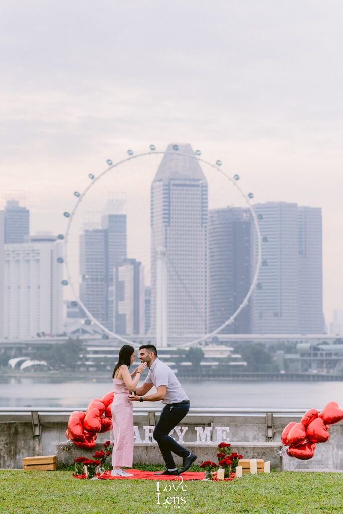proposal in singapore flyer