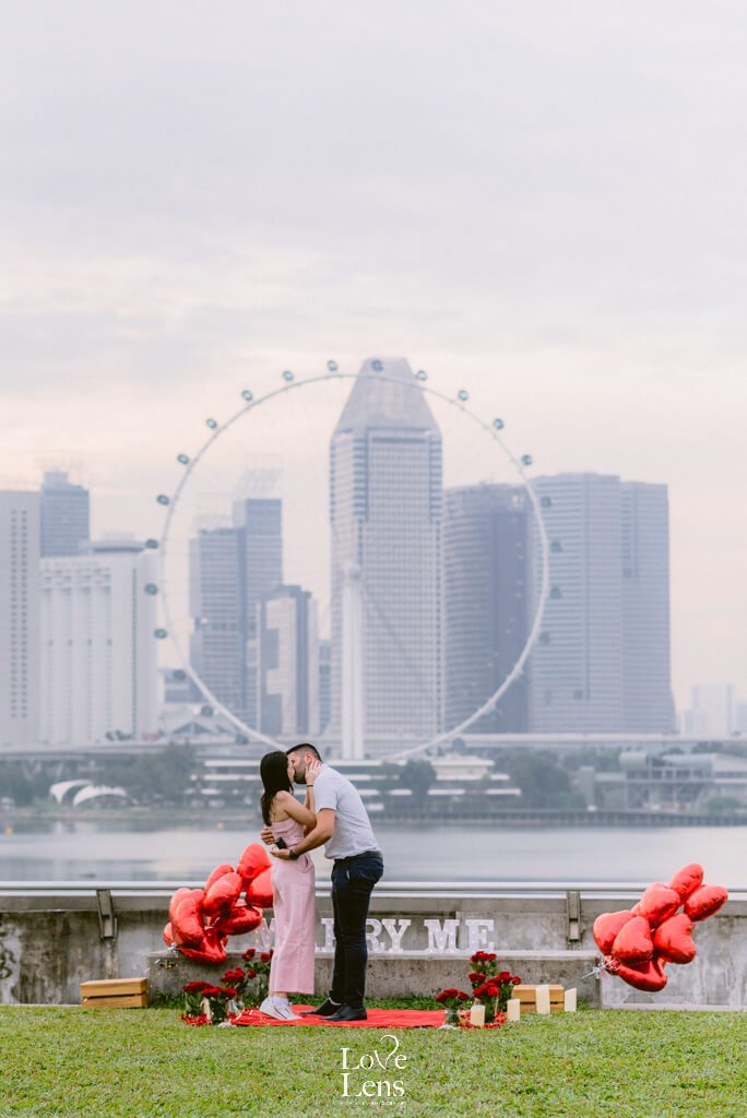proposal in singapore flyer