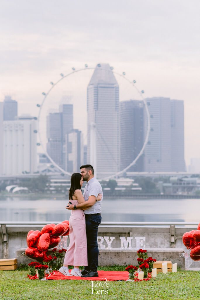 proposal in singapore flyer