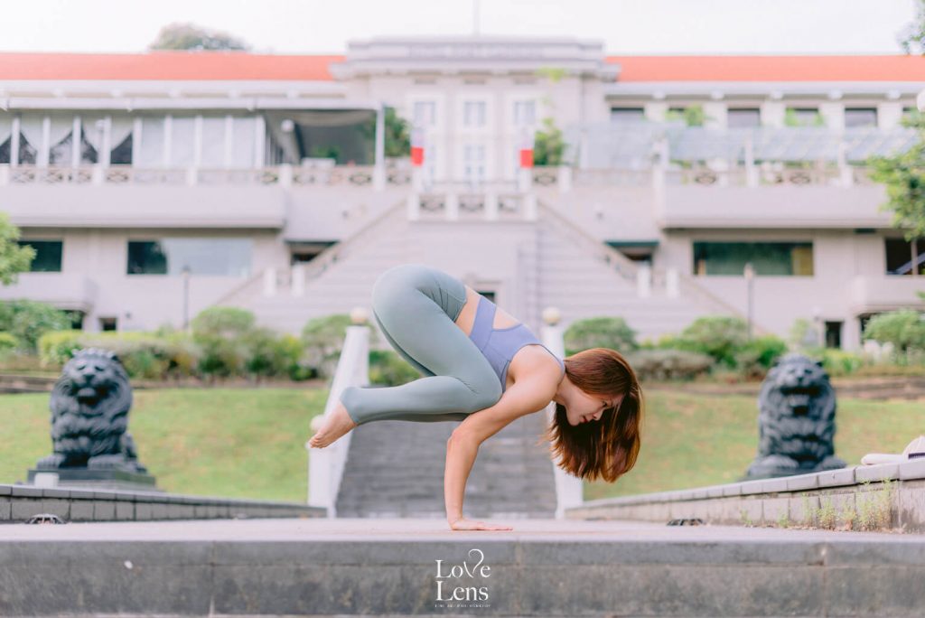 Singapore yoga photoshoot - lovelens fine art photography