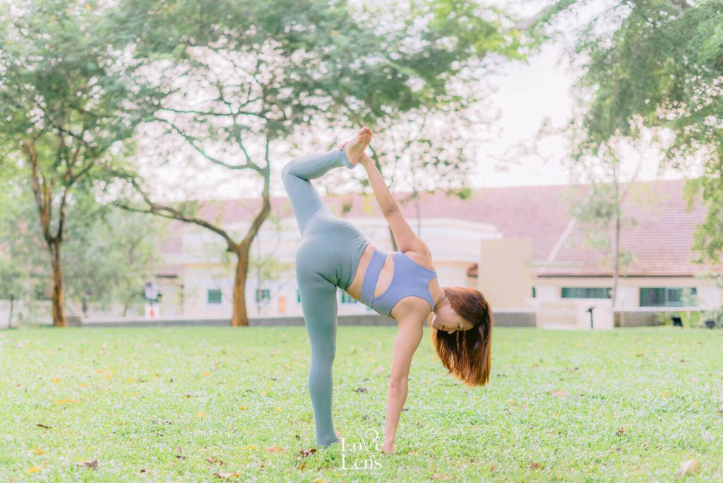 Singapore yoga photoshoot - lovelens fine art photography