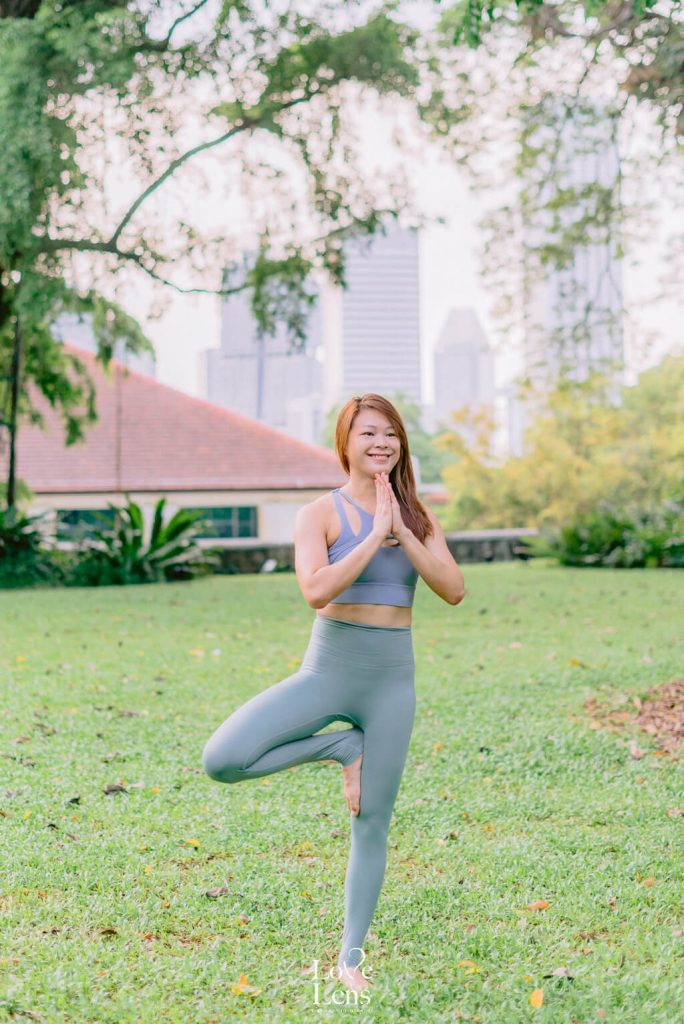 Singapore yoga photoshoot - lovelens fine art photography